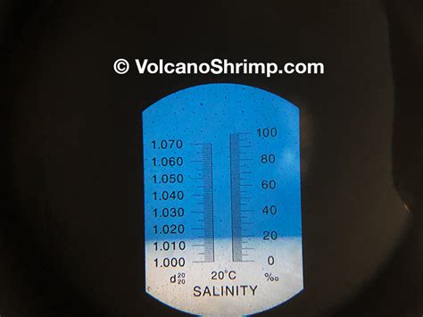 how does the refractometer function to find salinity|salinity refractometer chart.